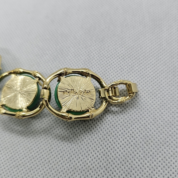 Stella & Dot Green Cabchon Chunky Bracelet - Picture 6 of 9